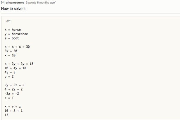 Horse-Algebra-brainteaser-solution