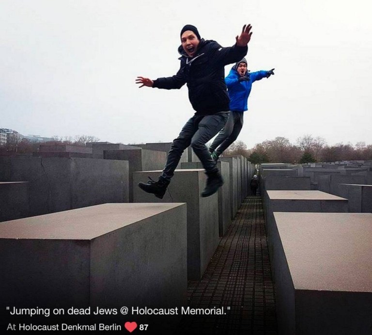 Powerful website shows why it s Holocaust selfies are so disrespectful Credit Shahak Shapira (23)