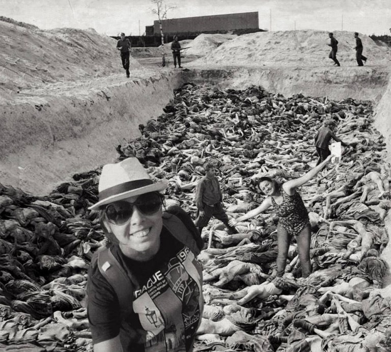 Powerful website shows why it s Holocaust selfies are so disrespectful Credit Shahak Shapira (19)